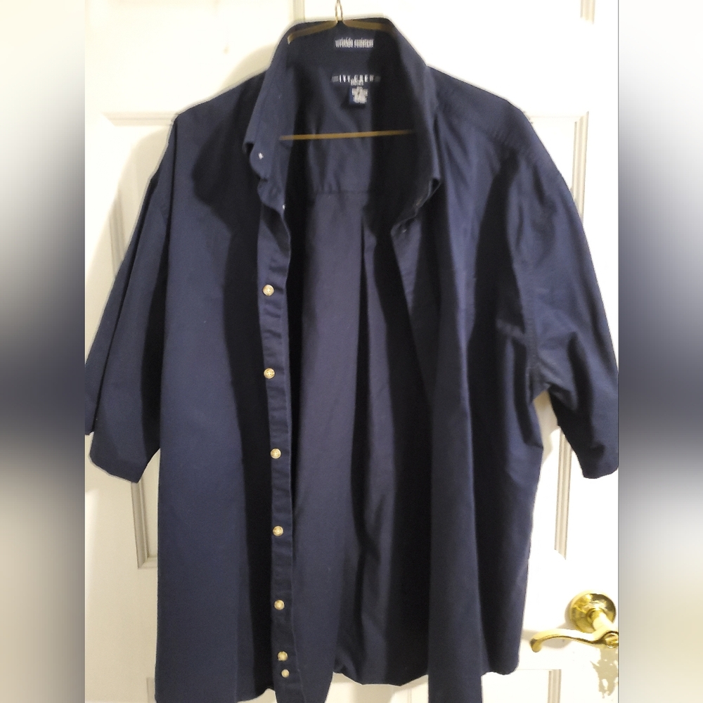 Navy Button Down - image 1